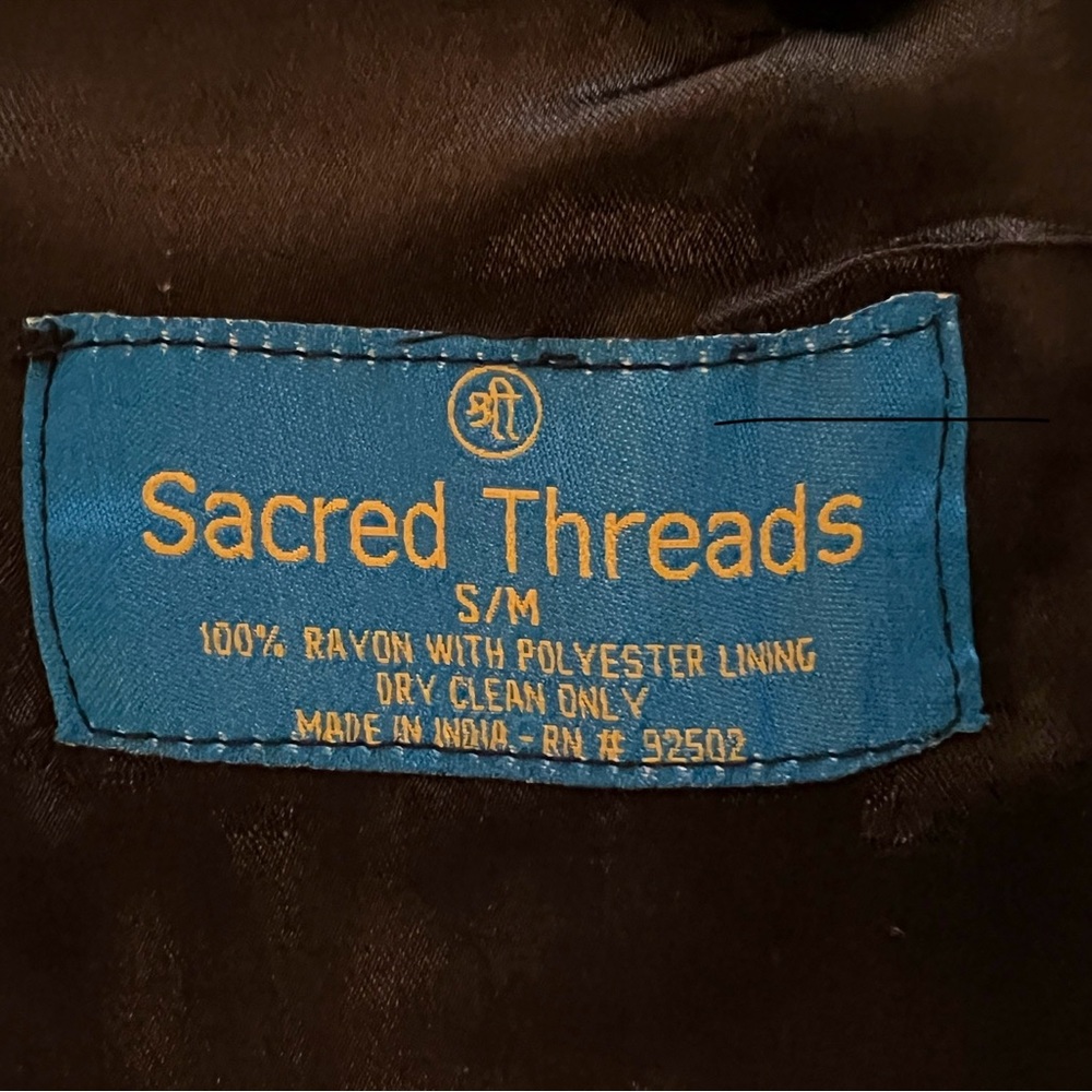 Sacred Threads Multicolor Patchwork Jacket - Picture 11 of 16